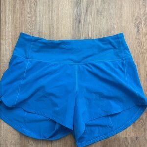 Lululemon 2.5 inch Blue Speed Up Shorts